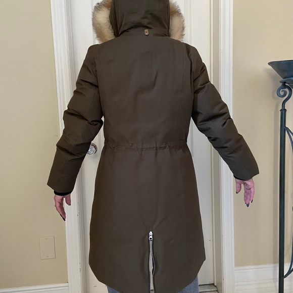 Mackage Fur parka army green worn once - Picture 4 of 13